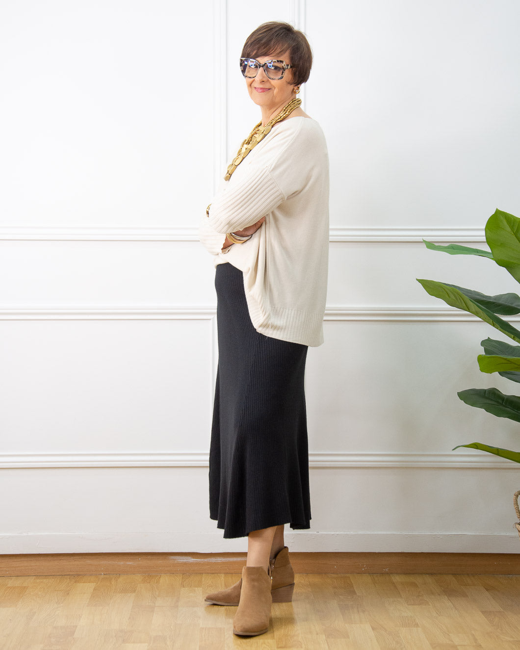 FALDA CLAUDIA NEGRO