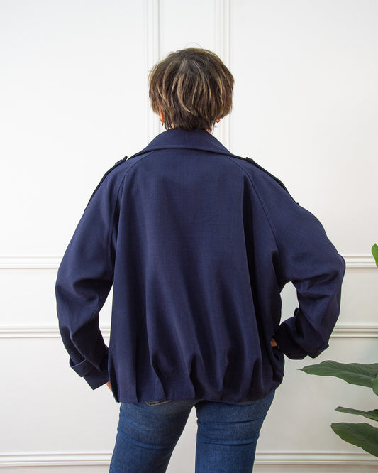 BOMBER AZUL MARINO