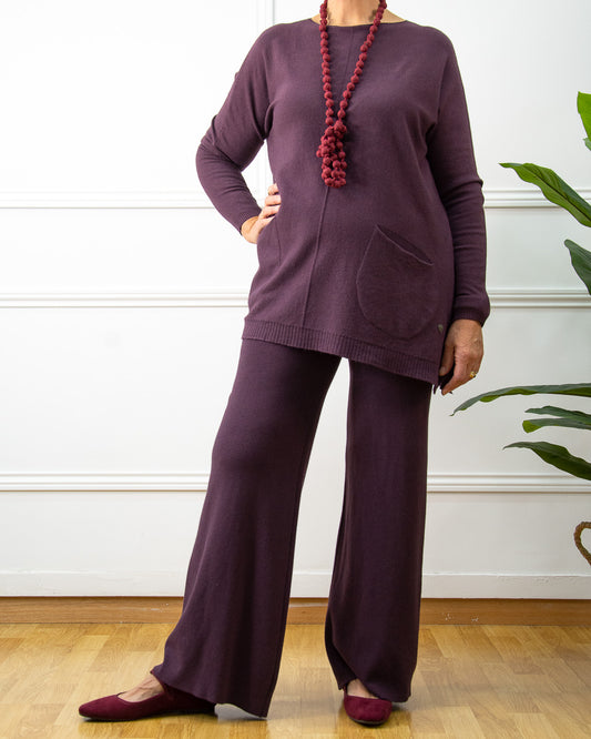 PANTALÓN CLOE BERENJENA