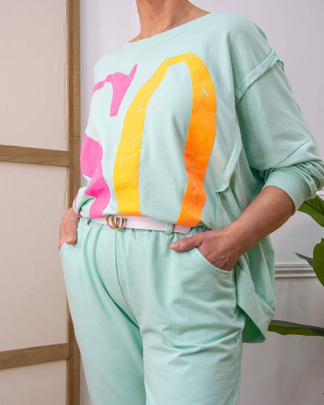 SUDADERA SOHO VERDE AGUA