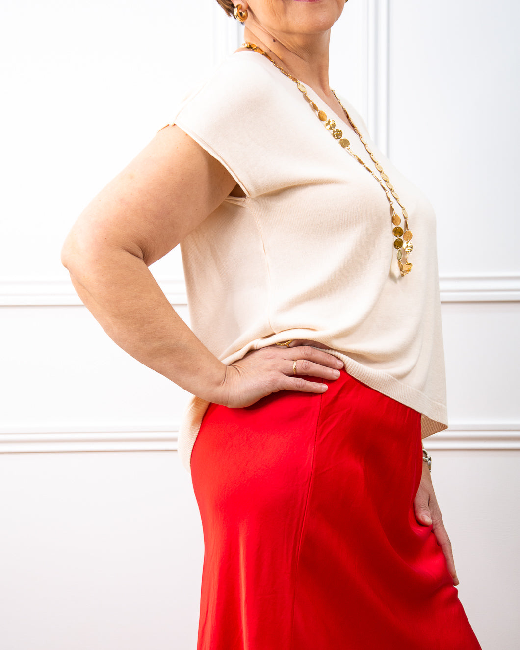 FALDA DION ROJO