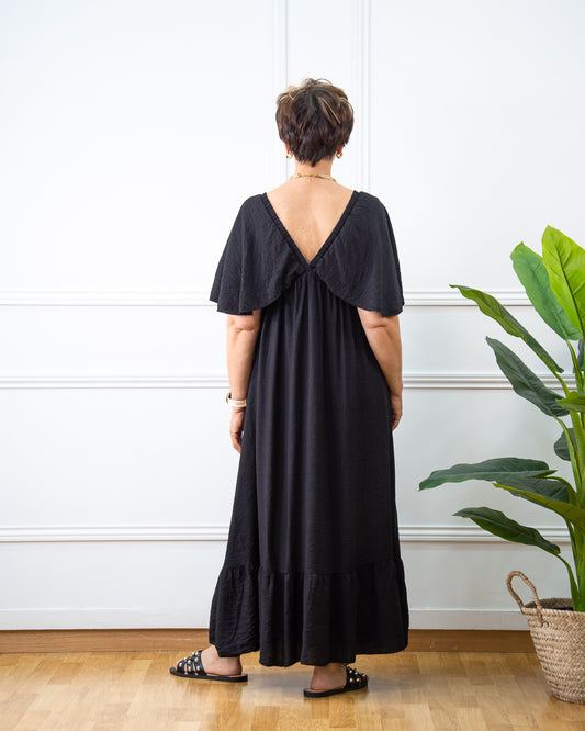 VESTIDO MARIPOSA NEGRO