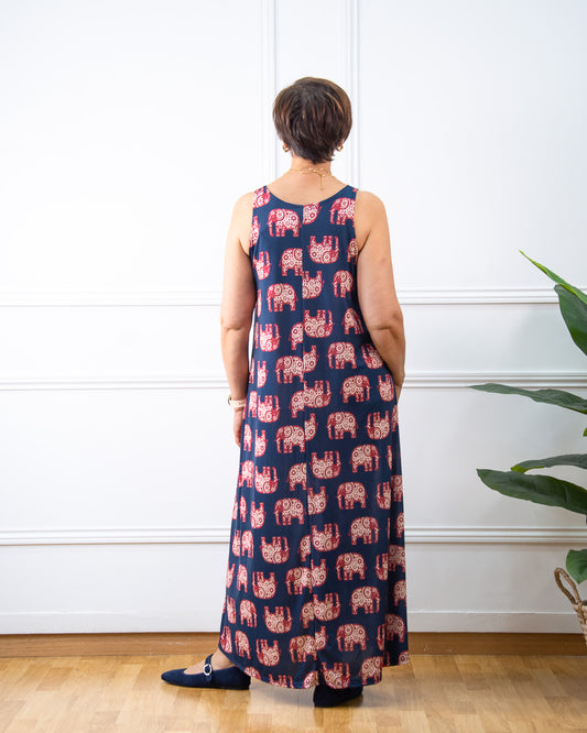 VESTIDO ELEFANTE AZUL