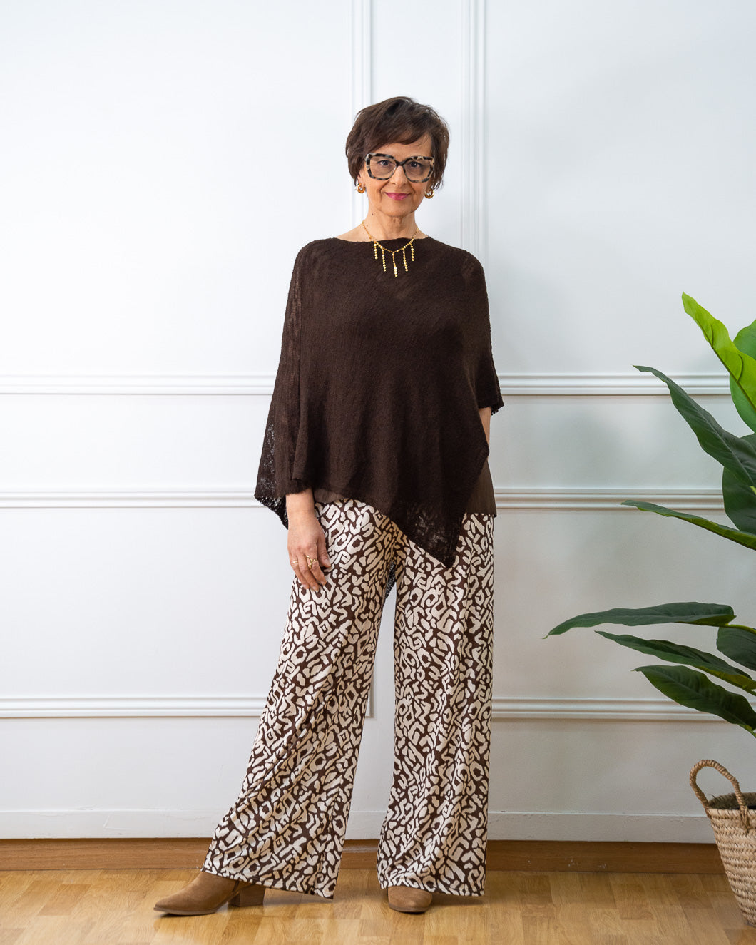 PONCHO SUMMER MARRÓN