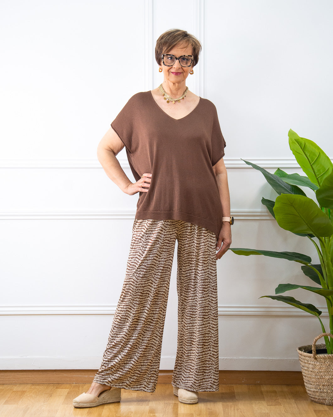PANTALÓN ELIA MARRÓN