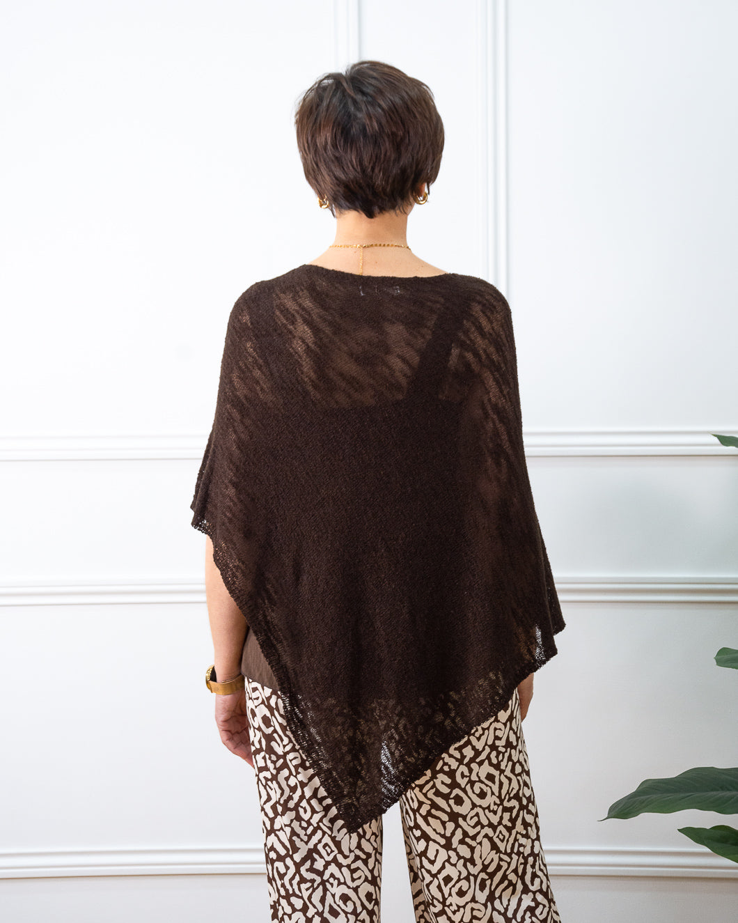PONCHO SUMMER MARRÓN