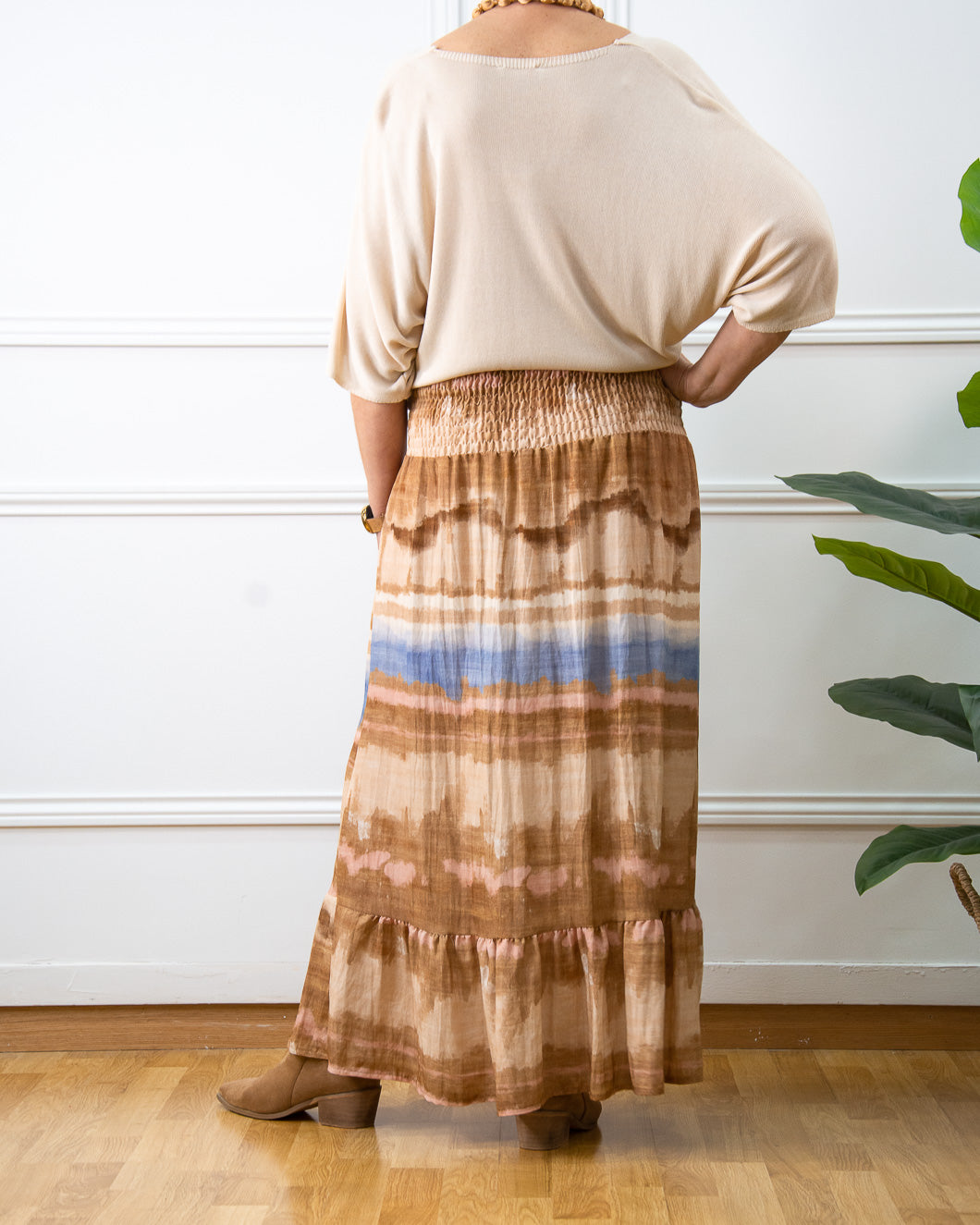 FALDA PAISAJE CAMEL