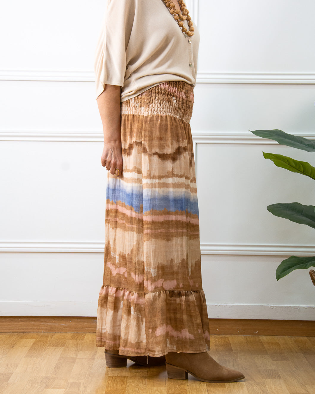 FALDA PAISAJE CAMEL