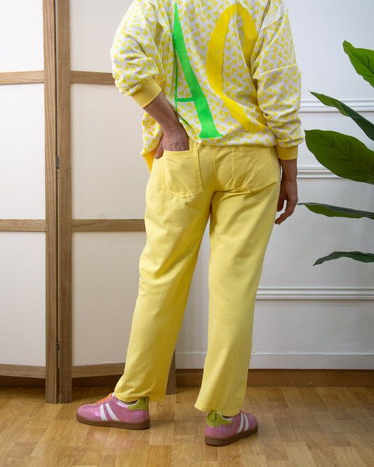 PANTALÓN CONFORT AMARILLO