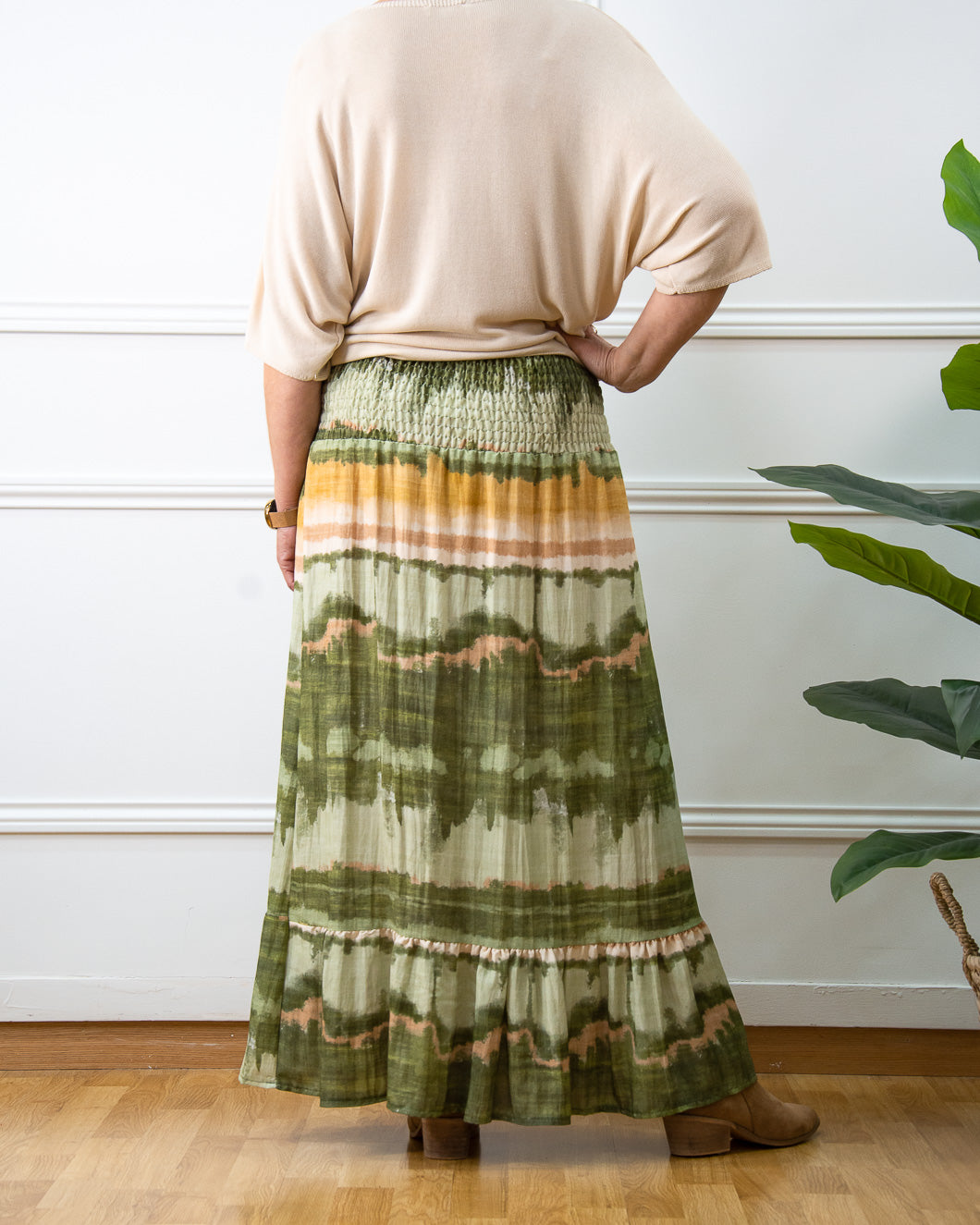 FALDA PAISAJE KAKI