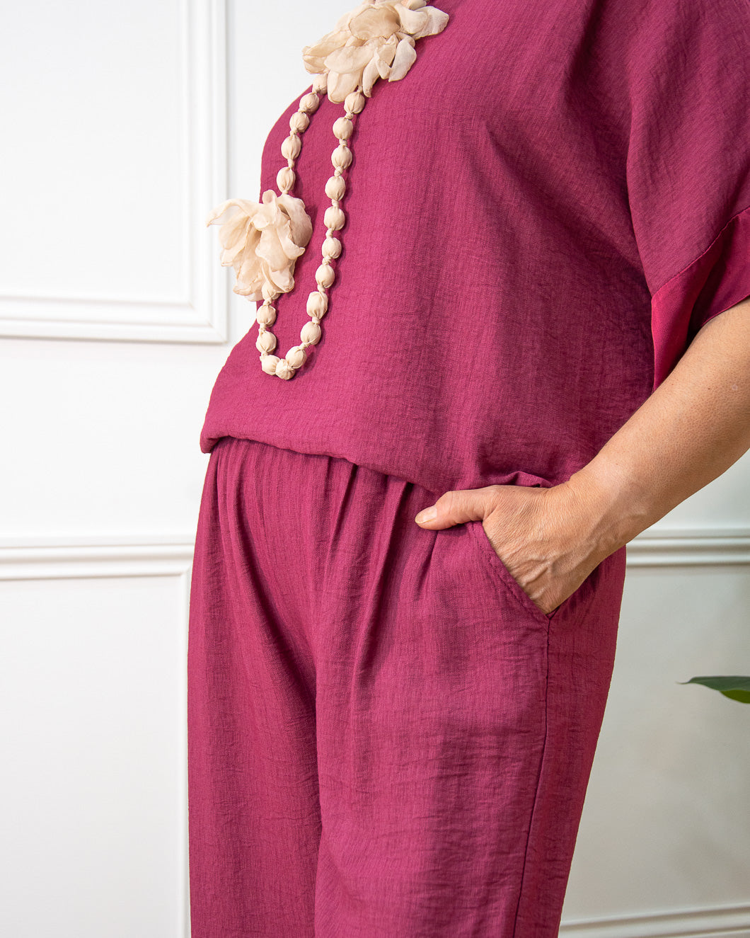 CONJUNTO JAPAN GRANATE