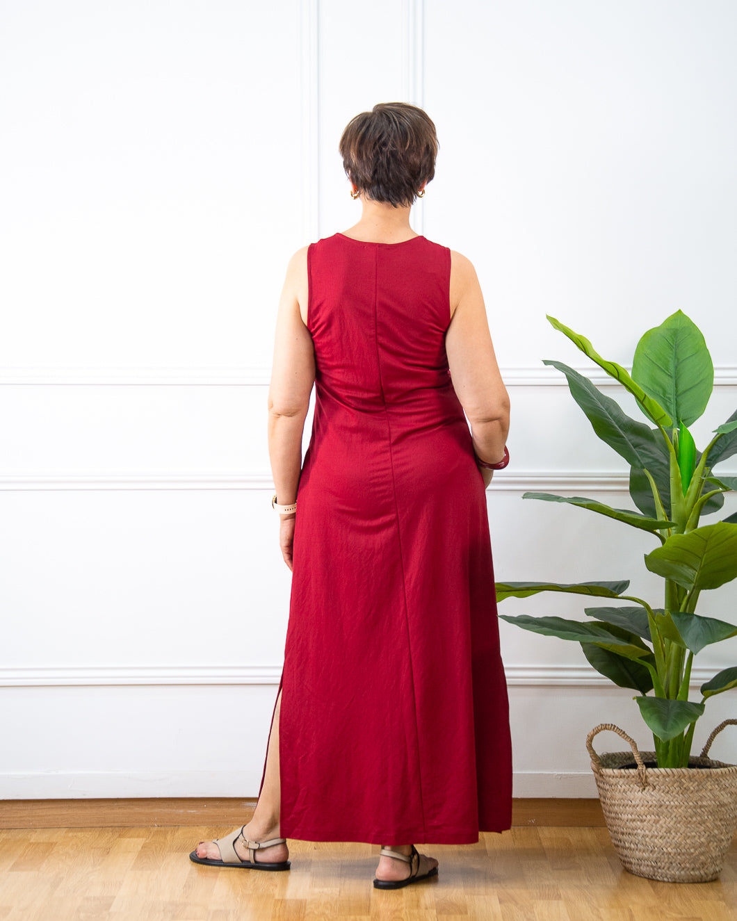 VESTIDO OLAYA FRESA