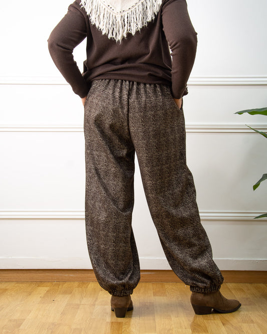 BOMBACHO CUADROS MARRÓN