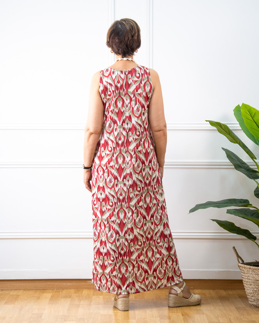 VESTIDO NINA FRESA