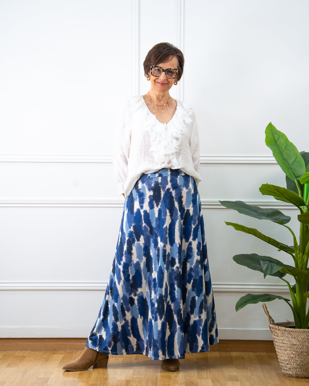 FALDA SOPHIA AZUL