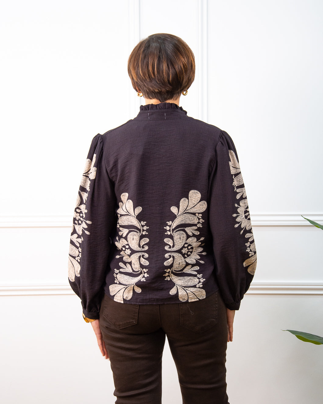 BLUSA PRAGA CHOCOLATE