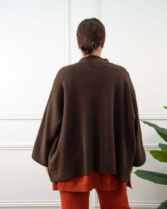 CHAQUETA MARINA MARRÓN