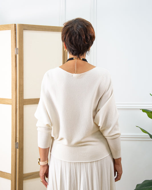 JERSEY ALINA BLANCO ROTO