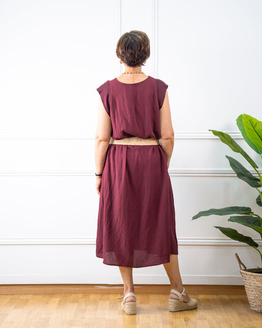 VESTIDO GABY GRANATE