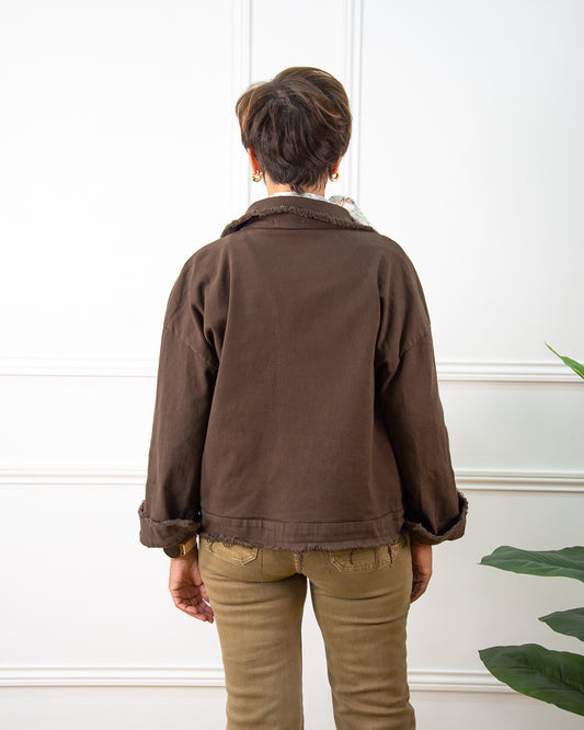 CHAQUETA ESTRELLA MARRÓN