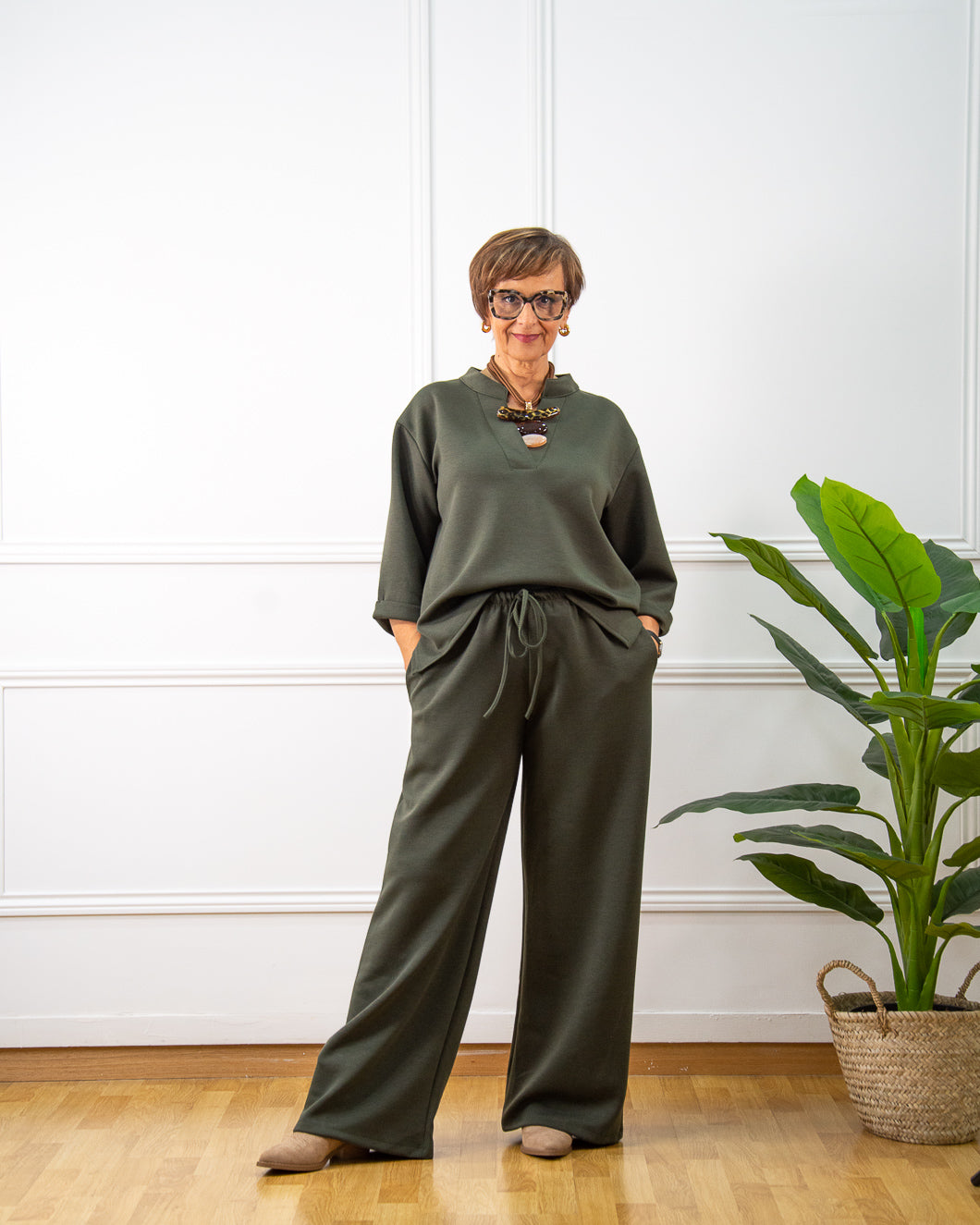 PANTALÓN CHANDALL KAKI
