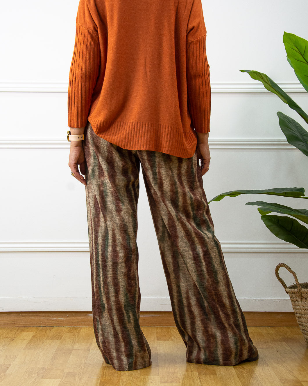 PANTALÓN ZEBRA MARRÓN