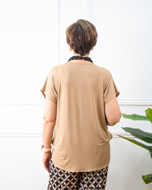BLUSA PALMIRA CAMEL