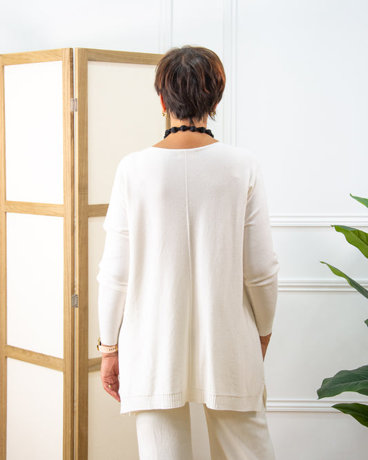 JERSEY CLOE BLANCO ROTO