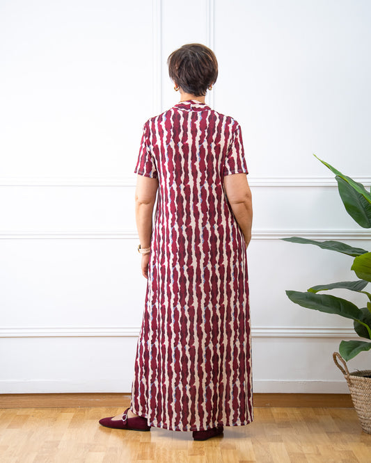 VESTIDO AMELIA GRANATE