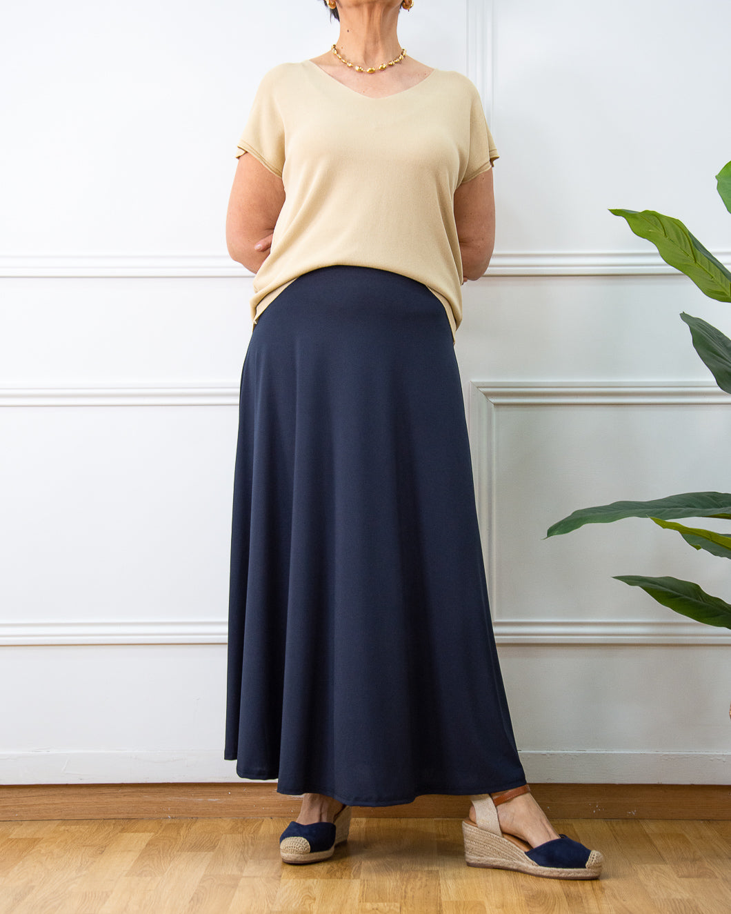 FALDA LOLA AZUL MARINO