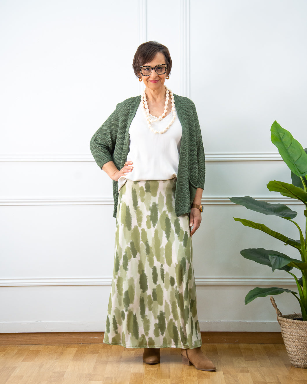 FALDA SOPHIA VERDE