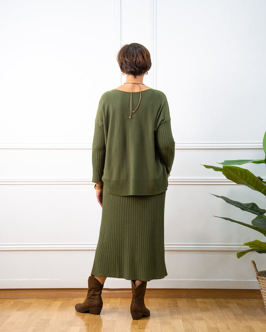 CONJUNTO PENNY VERDE KAKI