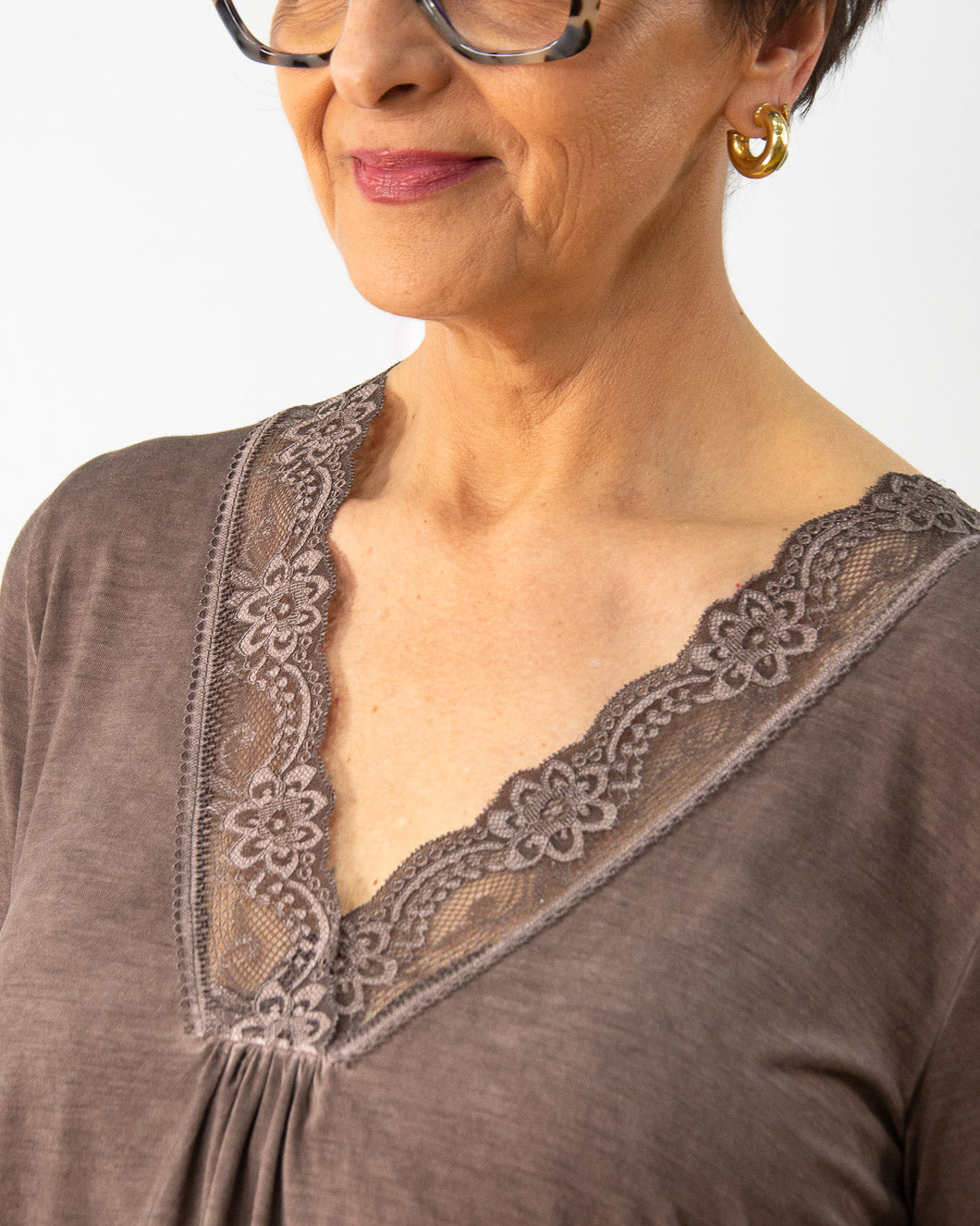 CAMISETA DUNIA MARRÓN