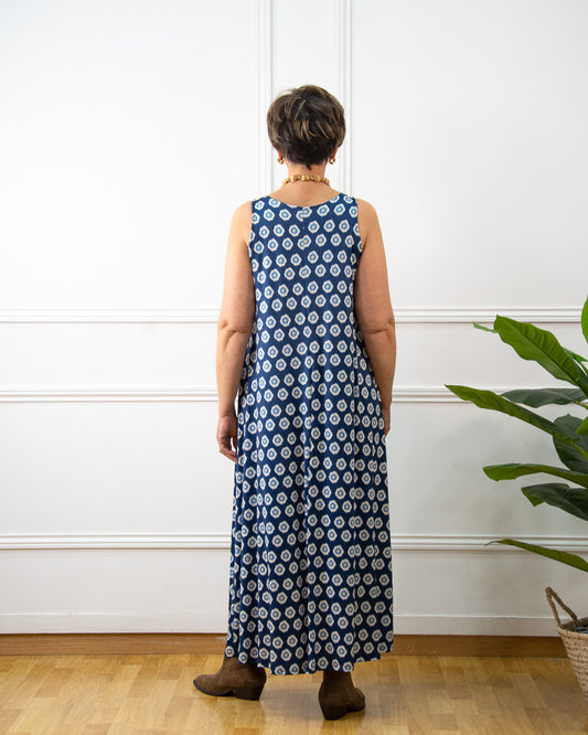 VESTIDO BRISA AZUL MARINO