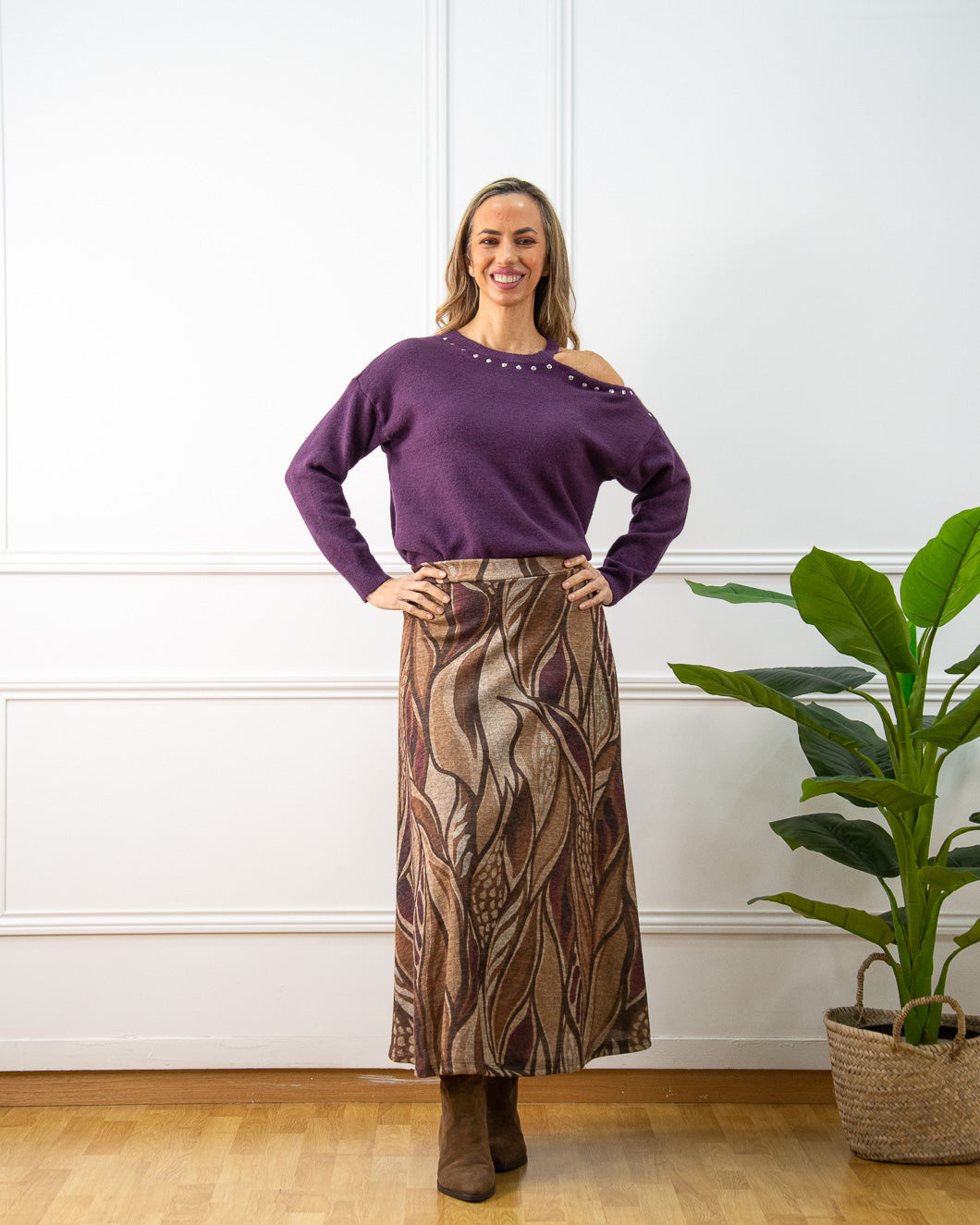 JERSEY CHINCHETAS BERENJENA