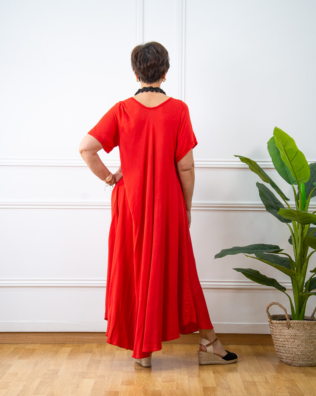 VESTIDO AVA ROJO