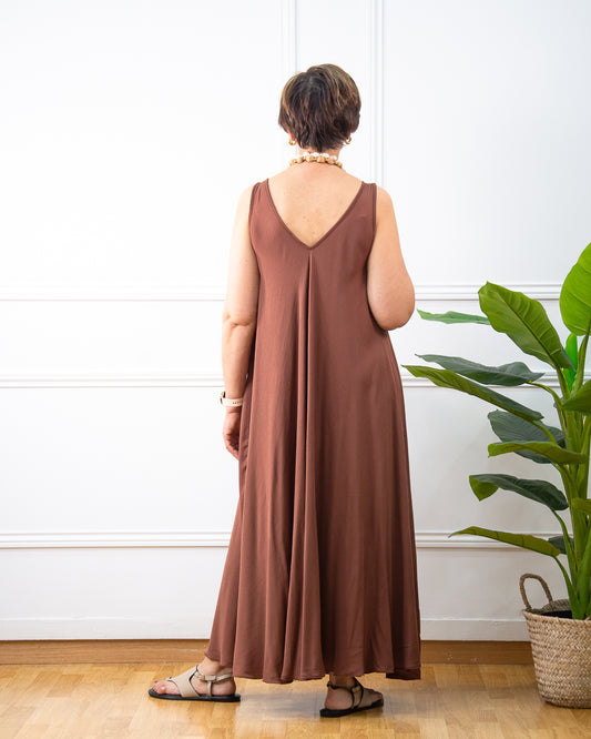 VESTIDO VERONA MARRÓN