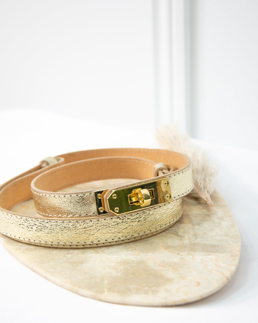 CINTURÓN MULTI TALLA DORADO