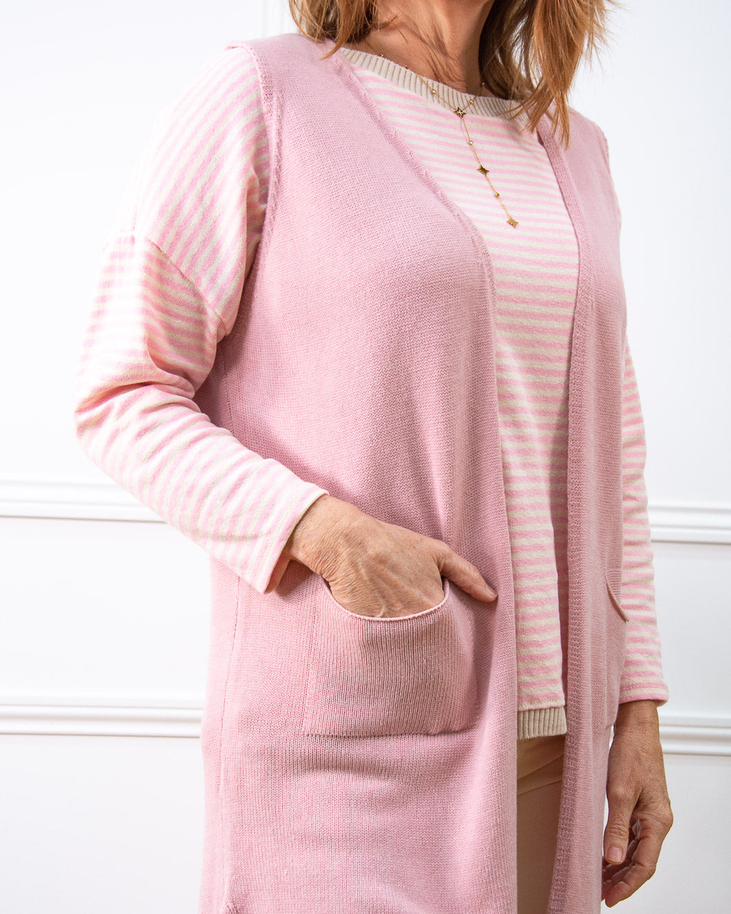 CHALECO TRIBECA ROSA