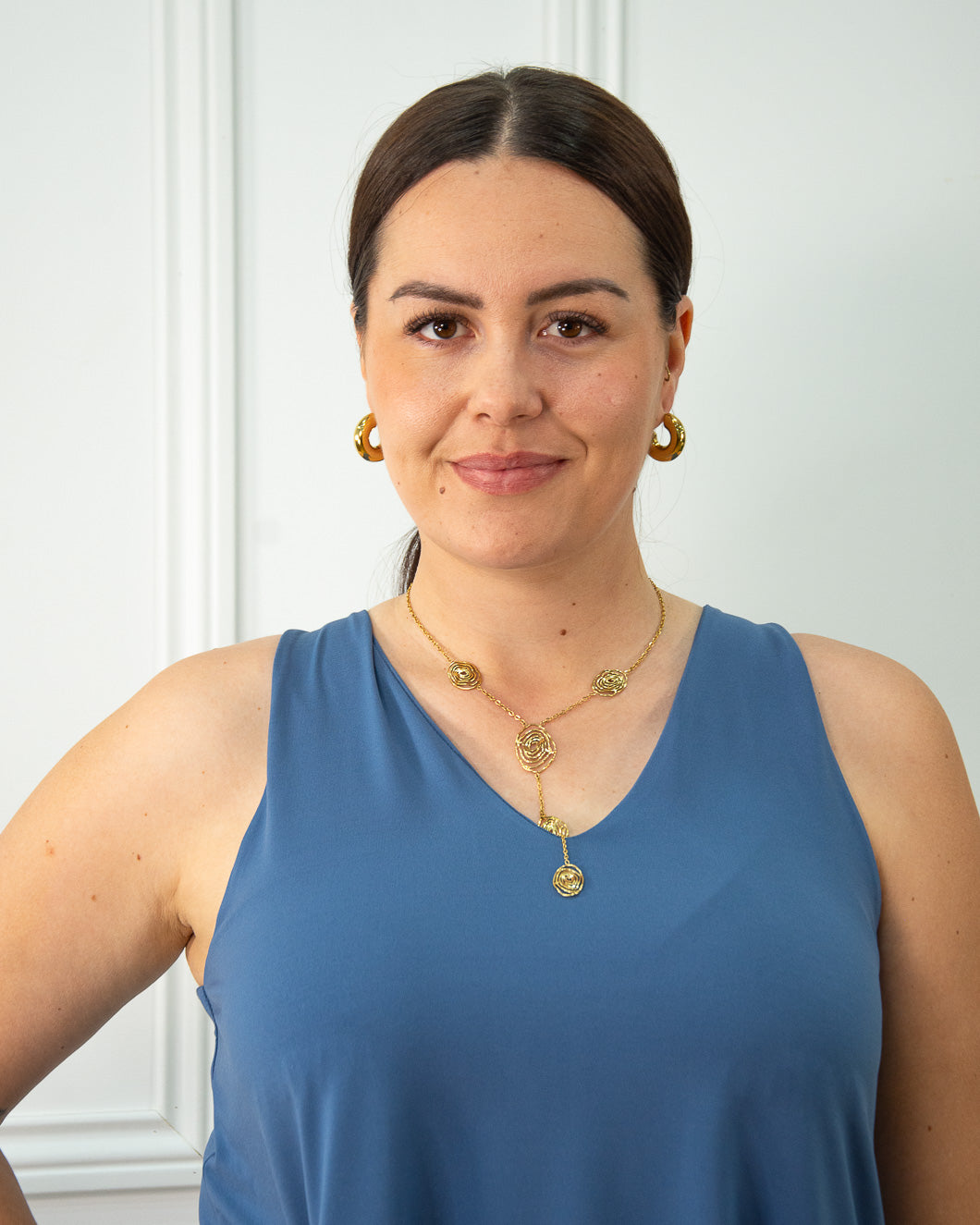 BLUSA LOLA AZUL VAQUERO