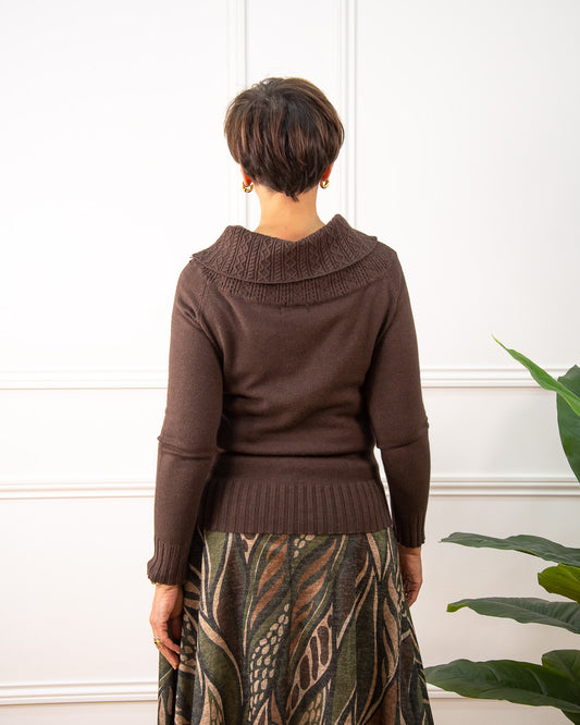 JERSEY BANDÓ MARRÓN