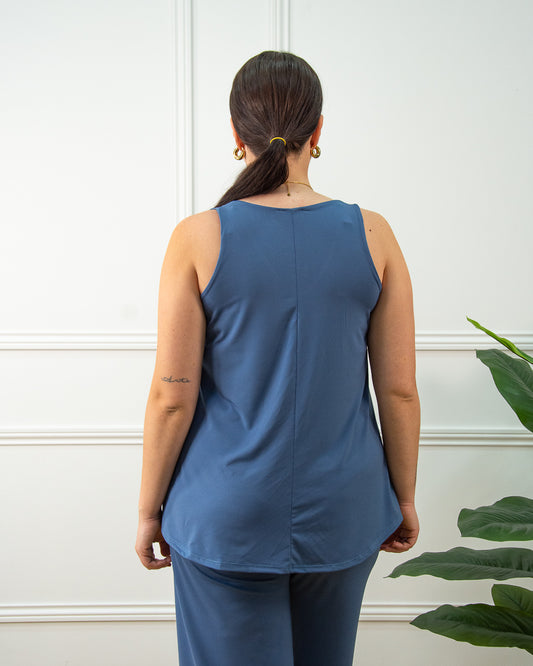 BLUSA LOLA AZUL VAQUERO