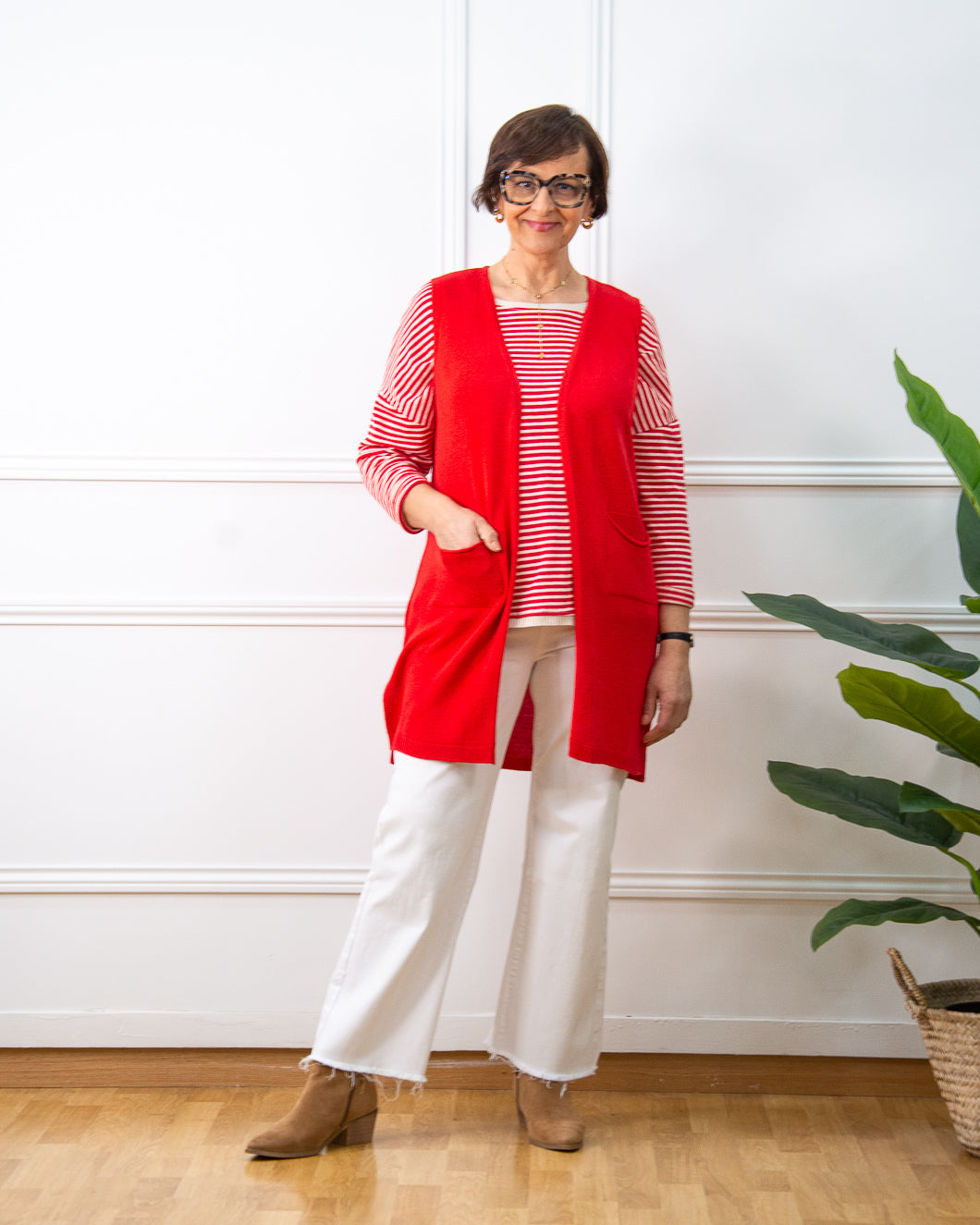 CHALECO TRIBECA ROJO