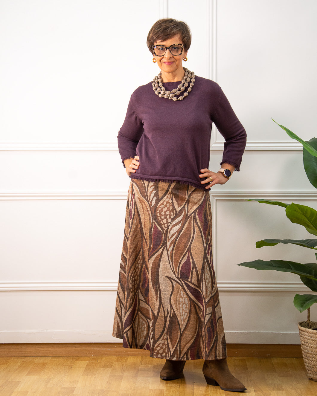 JERSEY MINIFLECOS BERENJENA