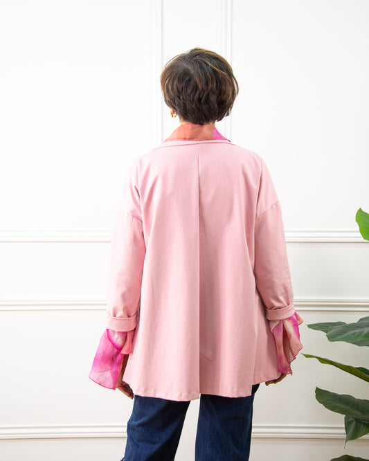 CHAQUETA BLAZER ROSA