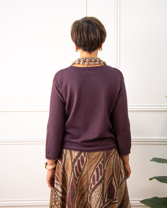 JERSEY MINIFLECOS BERENJENA