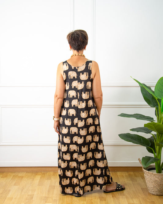 VESTIDO ELEFANTE NEGRO