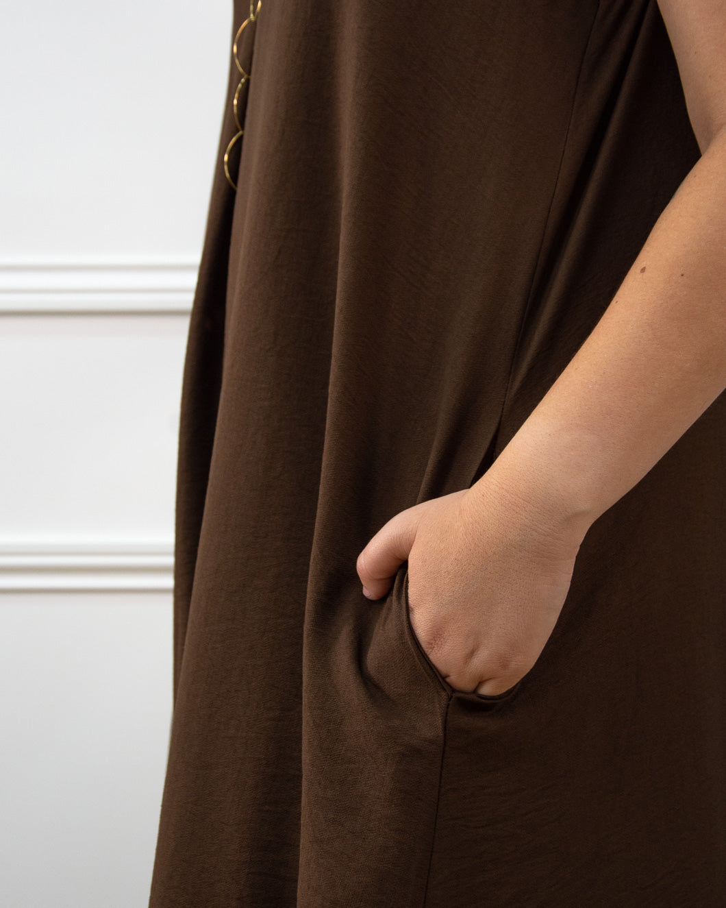 VESTIDO ZAIRA CHOCOLATE