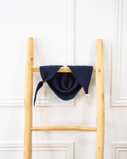 BANDANA PERLA AZUL MARINO