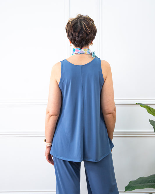 BLUSA LOLA AZUL VAQUERO